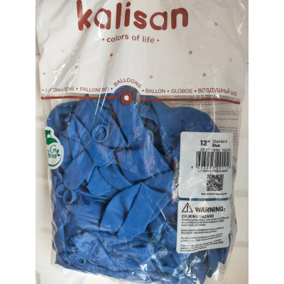 Kalisan Koyu mavi 12inç balon 100 adetli Kalisan Koyu mavi 12inç balon 100 adetli