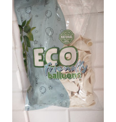 Pastel Balon Beyaz  100 adetli Eco Marka