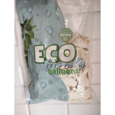 Pastel Balon Beyaz  100 adetli Eco Marka