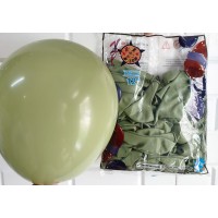 Pastel Balon Retro okaliptus 100 adetli HBK MARKA