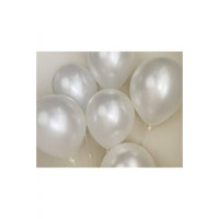 Metalik Balon Beyaz Gemar 11inç 100 lü  Paket 