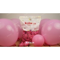 Kalisan Candy Pink ( şeker pembe)Balon 12inç 30 cm 100'lü paket