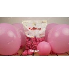 Kalisan Candy Pink ( şeker pembe)Balon 12inç 30 cm 100'lü paket