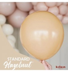 Kalisan Hazelnut (fındık) Balon 12inç 30 cm 100'lü paket