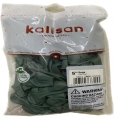 Kalisan minik Retro Adaçay (sage)5 inç  100 Adet kalisan