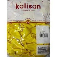 Kalisan Sarı ( yellow) Balon 12inç 30 cm 100'lü paket