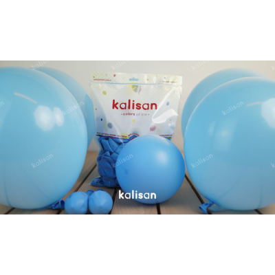 Kalisan Açıkmavi Balon 12inç 30 cm 50'li Paket baby blue