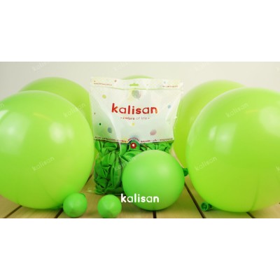 Kalisan Limon Yeşili (lime green)  12 inç balon Kalisan 100 adetli