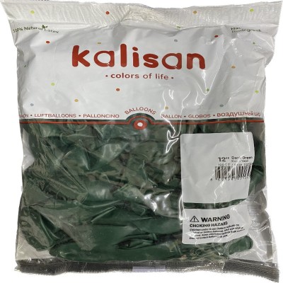 Kalisan Haki Yeşil (dark green)Balon 12inç 30 cm 20'li paket