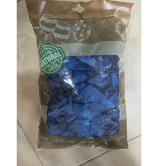 Metalik Balon Saks Mavi 12inç 100 lü paket
