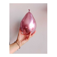 Krom Pembe Balon Minik 5 inç 100 li Kalisan