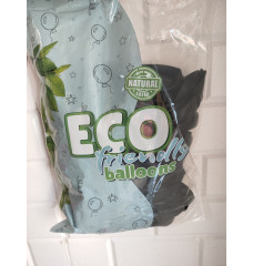 Pastel Balon Siyah 100 adetli Eko