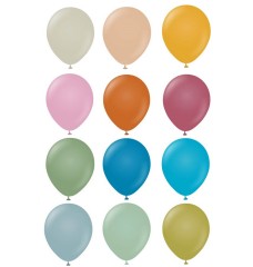 Retro Balon Jumbo 24 inç 60 cm 2 adet 