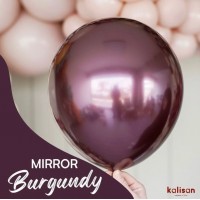 Krom Bordo balon 12 inç 30 cm 50 adet Kalisan