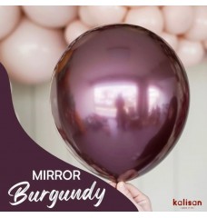 Krom Bordo balon 12 inç 30 cm 50 adet Kalisan