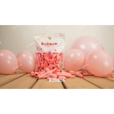 Kalisan Minik Makaron pembe 5 inç  100 Adet 