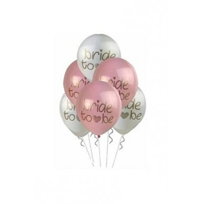 Bride Balon Pembe-Beyaz karışık 20-50-100 adetli