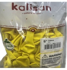 Kalisan Minik Sarı 5 inç 100'lü paket