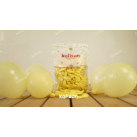 Kalisan Minik Makaron Sarı 5 inç 100 Adet Kalisan Minik Makaron Sarı 5 inç 100 Adet