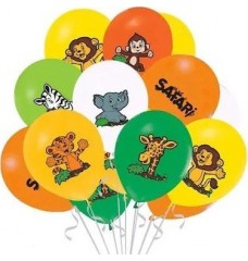 SAFARİ BASKILI BALON 10-20-50-100 adet