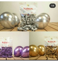 Krom Balon Minik 5 inç 20 adetli