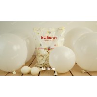 Kalisan Beyaz Balon 12 inç  100'lü