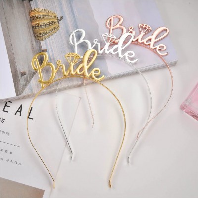 Bride Metal Taç Gold-Gümüş-Rosegold