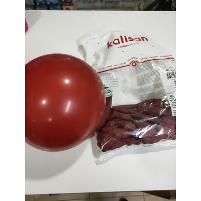 Kalisan Deep Red (Koyu Kırmızı Balon 12inç 30 cm 100'lü paket