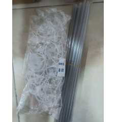 Şeffaf çubuk başlık Kalın başlık 25 adet 40 cm Şeffaf çubuk başlık Kalın başlık 25 adet 40 cm