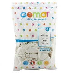 Pastel Beyaz Balon Gemar 100'lü 13 inç Pastel Beyaz Balon Gemar 100'lü 13 inç