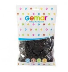 Pastel Siyah Balon Gemar 100'lü 13 inç Pastel Siyah Balon Gemar 100'lü 13 inç