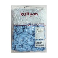 Kalisan Makaron Mavi Balon 12 inç 100'lü Paket