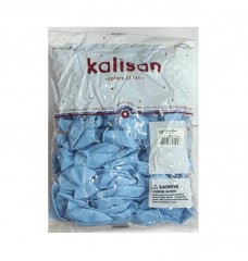 Kalisan Makaron Mavi Balon 12 inç 100'lü Paket