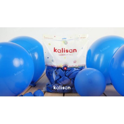 Kalisan Koyu mavi 12inç  balon 100 adetli