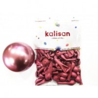 Krom Pembe Balon Minik 5 inç 100 li Kalisan