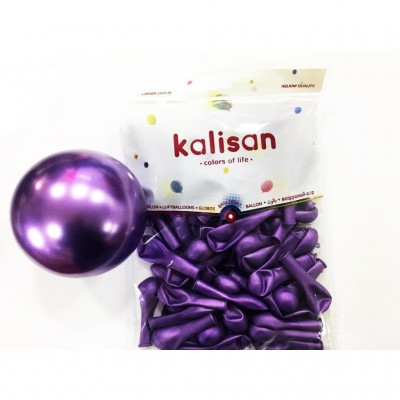 Krom Mor Balon Minik 5 inç 100 lü Kalisan