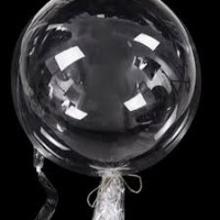 Şeffaf Balon 30 inç Bobo Çift ağızlı 1 adet
