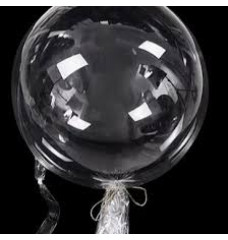 Şeffaf Balon 30 inç Bobo Çift ağızlı 1 adet