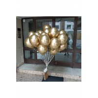 Krom Gold balon 12 inç 30 cm 50 adet Kalisan